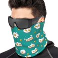 thumbnail image 1 of Neck Gaiter Bandana Face Mask - Cute Fried Egg Skull Breathable Sun Wind-Proof Face Cover Scarf for Men Women, 1 of 7