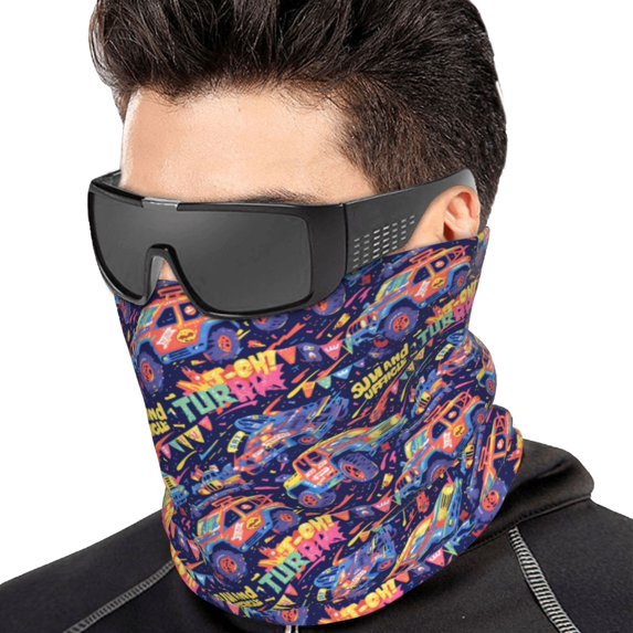 Neck Gaiter Bandana Face Mask - colorful SUV car Breathable Sun Wind-Proof Face Cover Scarf for Men Women