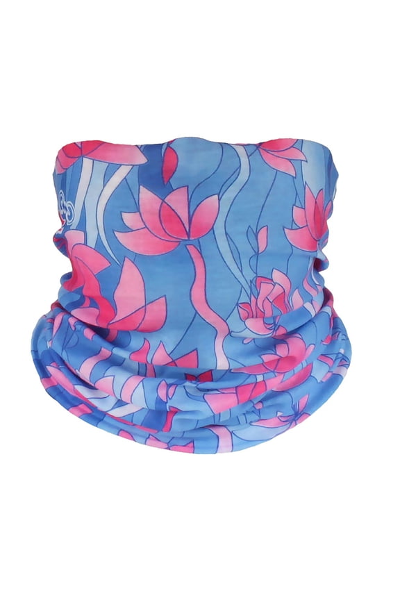 Neck Gaiter Face Mask Cover Scarf Bandana Balaclava - Multi-Functional Headwear - Men's and Women's - Lotus