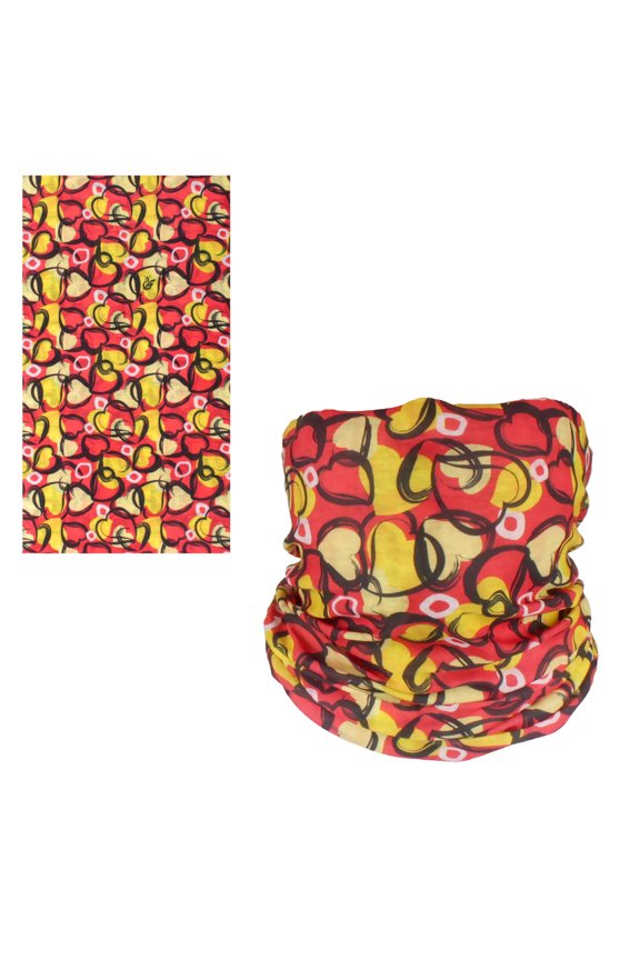 Neck Gaiter - Red Hearts - 3 Units