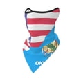 thumbnail image 1 of Neck Gaiter Face Mask Covering Bandanas For Men Women America Oklahoma Flag Scarf Balaclava Cover Headbands, 1 of 7