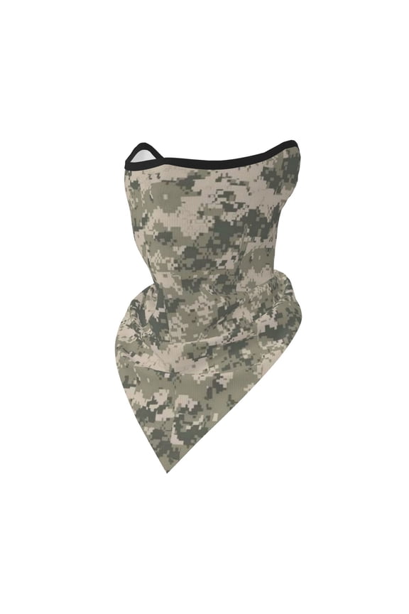 Neck Gaiter Face Mask Covering Bandanas For Men Women Army Digital Camouflage Scarf Balaclava Cover Headbands