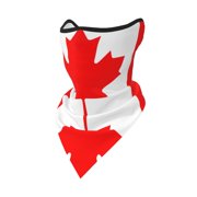Neck Gaiter Face Mask Covering Bandanas For Men Women Canadian Flag Scarf Balaclava Cover Headbands