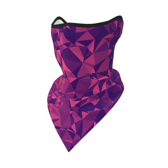 Neck Gaiter Face Mask Covering Bandanas For Men Women Colorful Polygon Frequency Polygon Scarf Balaclava Cover Headbands