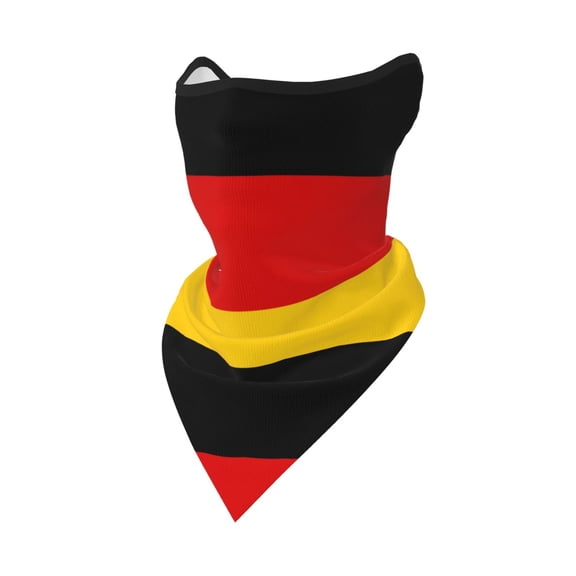 Neck Gaiter Face Mask Covering Bandanas For Men Women German Flag Scarf Balaclava Cover Headbands
