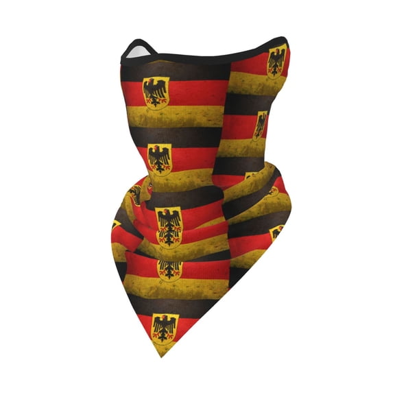 Neck Gaiter Face Mask Covering Bandanas For Men Women German Flag With The German Scarf Balaclava Cover Headbands
