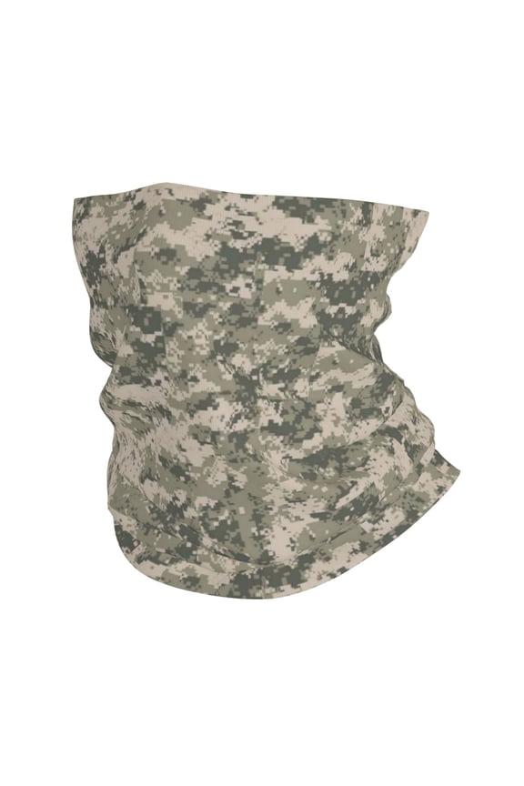 Neck Gaiter Face Mask Men Women Army Pixel Camouflage Seamless Bandana Face Cover Scarf Mask Balaclava Headband
