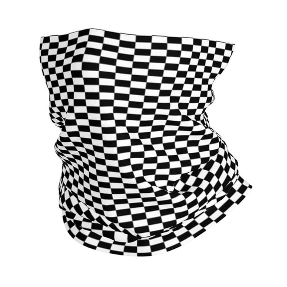Neck Gaiter Face Mask Men Women Chess Checkerboard Seamless Bandana Face Cover Scarf Mask Balaclava Headband