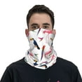thumbnail image 1 of Neck Gaiter Face Mask Men Women, Cute Parrot Flamingo Toucan Bird Warmer Breathable Face Cover Scarf Bandanas Head Wrap Hiking Cycling Ski Sports, 1 of 6