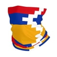 thumbnail image 1 of Neck Gaiter Face Mask Men Women Flag Of Artsakh Seamless Bandana Face Cover Scarf Mask Balaclava Headband, 1 of 7