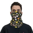thumbnail image 1 of Neck Gaiter Face Mask Men Women, Flower butterfly print Warmer Breathable Face Cover Scarf Bandanas Head Wrap Hiking Cycling Ski Sports, 1 of 6