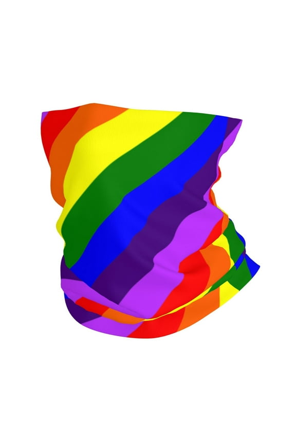 Neck Gaiter Face Mask Men Women Lgbt Gay Pride Flag Seamless Bandana Face Cover Scarf Mask Balaclava Headband