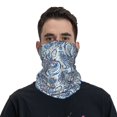 thumbnail image 1 of Neck Gaiter Face Mask Men Women, Paisley Floral Branches Warmer Breathable Face Cover Scarf Bandanas Head Wrap Hiking Cycling Ski Sports, 1 of 6