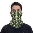 thumbnail image 1 of Neck Gaiter Face Mask Men Women, Peacock Gold Feather Warmer Breathable Face Cover Scarf Bandanas Head Wrap Hiking Cycling Ski Sports, 1 of 6