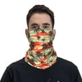 thumbnail image 1 of Neck Gaiter Face Mask Men Women, River Coconut Tree Warmer Breathable Face Cover Scarf Bandanas Head Wrap Hiking Cycling Ski Sports, 1 of 6