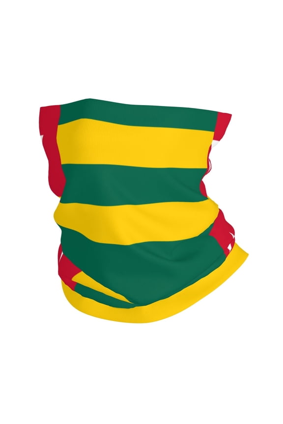 Neck Gaiter Face Mask Men Women Togo Flag Seamless Bandana Face Cover Scarf Mask Balaclava Headband