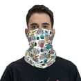 thumbnail image 1 of Neck Gaiter Face Mask Men Women, Turtle print D Warmer Breathable Face Cover Scarf Bandanas Head Wrap Hiking Cycling Ski Sports, 1 of 6