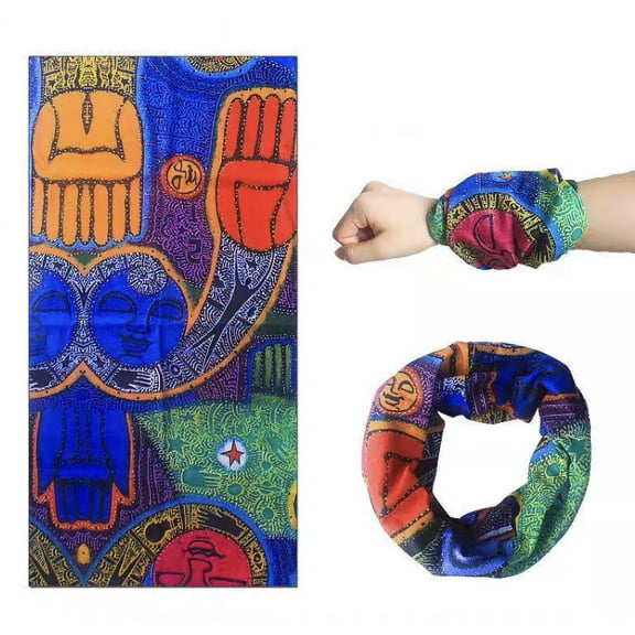 Neck Gaiter Face Mask Seamless Bandana Scarf Headwear Summer Balaclava Headband Cover for Men Women