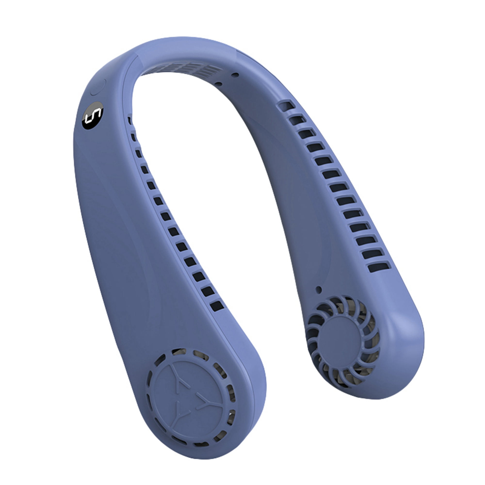Neck Hanging Fan, Digital Display Handsfree Personal Neck Fan