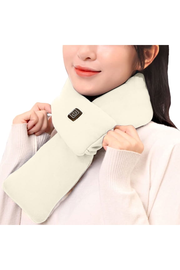 Neck Heating Pad Heated Scarf Heated Neck Wrap Cordless Thermal Neck Brace Neck Warmer with 3 Heating Head Scarf for Women Coyote Headdress Men Head Wrap Head Scarf for Women Fashion Scarf Cold