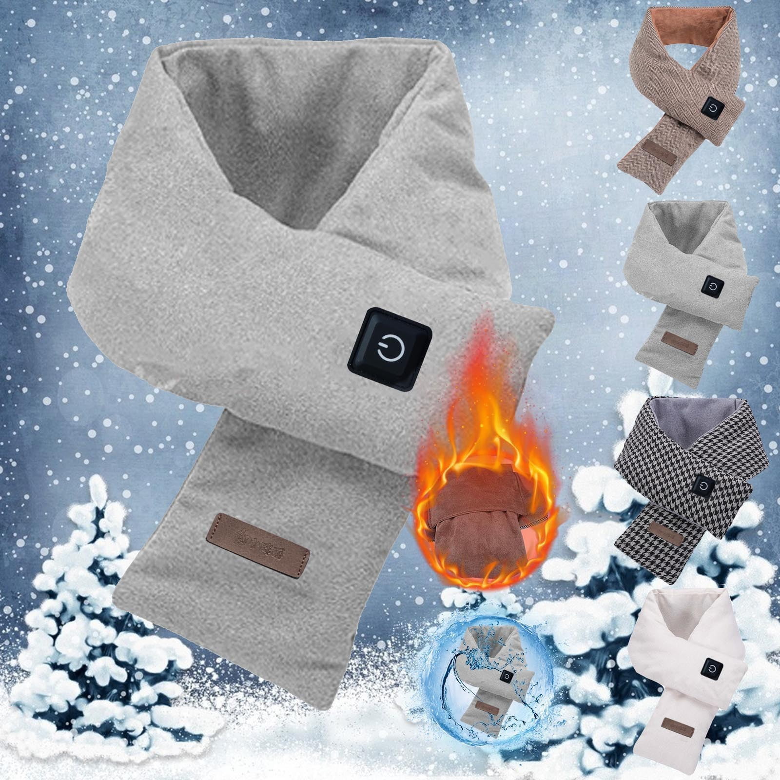 Neck Heating Pad, Heated Neck Wrap for Neck Pain Relief, Electric