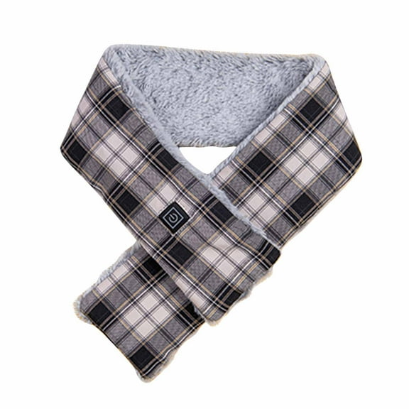 Neck Heating Pad Heating Scarf for Men Women Washable USB Rechargeable Heated Neck Wrap for Neck Pain Relief Winter Thermal Portable Neck Brace Scarves