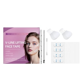 Neck Lift Tape,Face Lift Tape,Face Tape,Invisibility Face Lifting Stickers Set,Face Shaping V Face Transparent Stickers,Firming Lines Stickers Tape(120stickers/Box 2*1in/pc)from Biweutydys