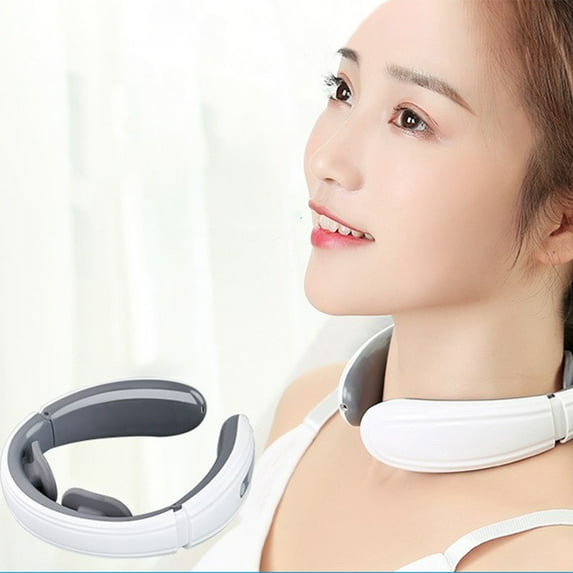 Neck Massager under $5! Xqxayjr Neck Massager with Heat, 6 Massage Modes, Portable Cervical Massager, USB Charging Massage Pillow, Office Relaxation Device, Pain Relief Massager