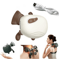 thumbnail image 1 of Neck Massager with Heat for Pain Relief Deep Tissue Wireless Electric Shiatsu Back Shoulder Massagers with Fingers Traction Function Real Hand Rechargeable USB-C Bionic 4d Kneading(Brown-2), 1 of 8