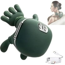 Neck Massager, N7 Master Hand Shoulder and Neck Massager Cervical Massagers,Wireless Portable Shiatsu Necks and Back Massagers, with 2 Temp Levels and Heat, for Shoulder Necks Cervical (1pcs)