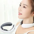 thumbnail image 1 of Neck Massager for Pain Relief, Intelligent Neck Massager with Heat, 6 Modes 9 Tissue Points, Portable, USB Charging, Ergonomic Design, for Home Office Outdoor, 1 of 7