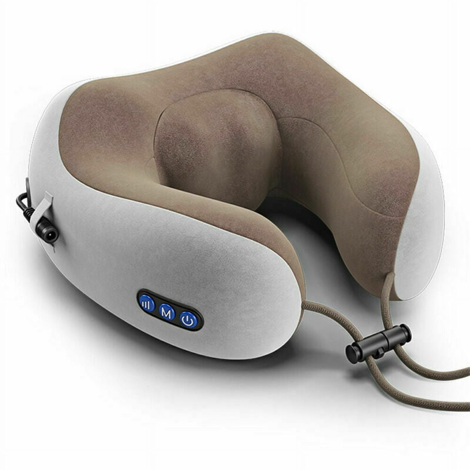 Electric Neck Massager, U-shaped Cervical Massager With Durable Memory Foam,  Massage Pillow For Deep Tissue Kneading And Relaxation, Ideal For Airplane,  Car, Travel, Office And Home, Single Node Version