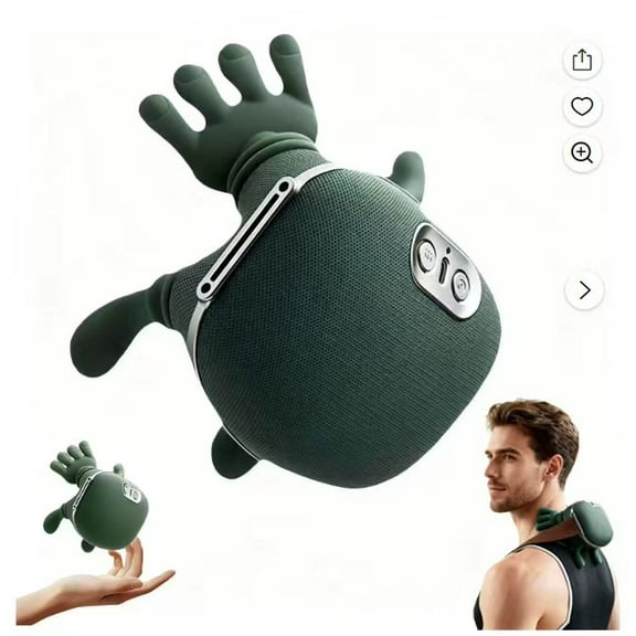 Neck Massager - Wireless 4D Kneading Pillow with Shiatsu & Heat Therapy, Simulated Human Hand Design for Deep Tissue Relief, Perfect Gift for Christmas & Thanksgiving