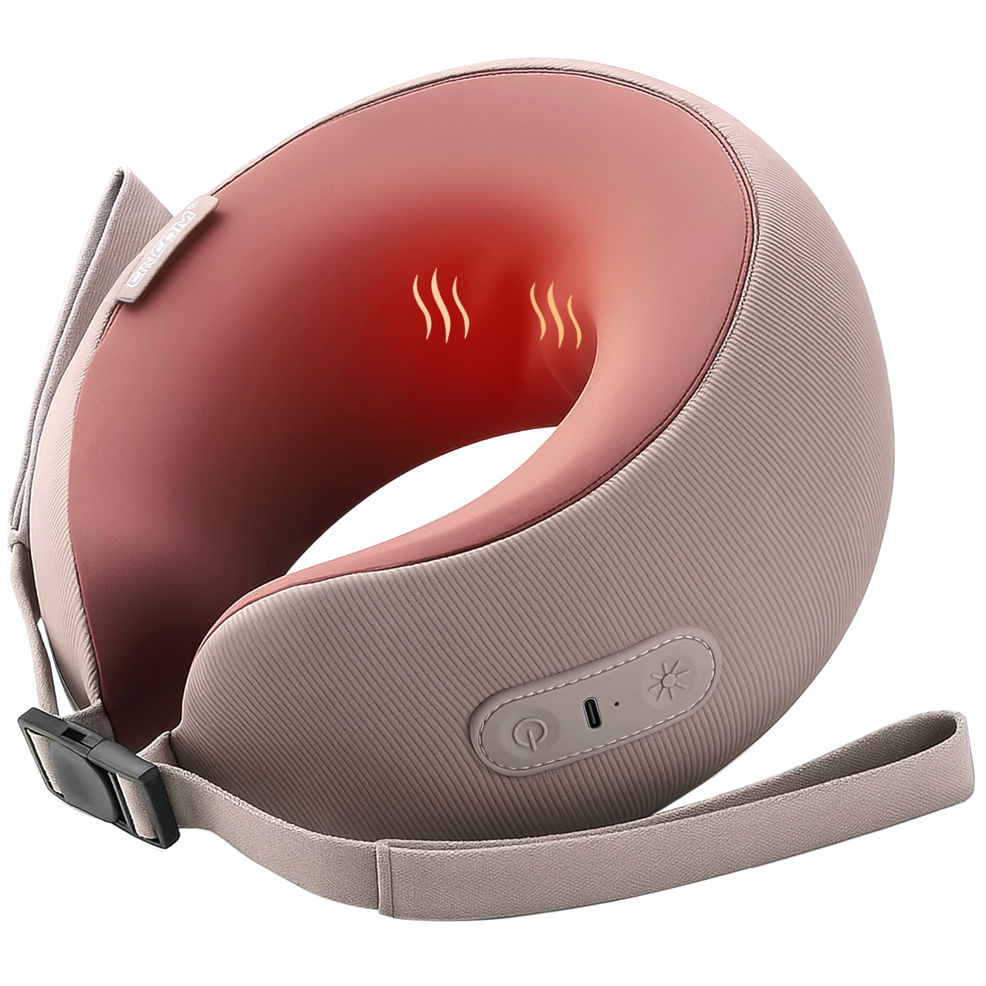 Neck Massager for Deep Tissue,Shiatsu Neck Massager with Heat,Rechargeable 3D Kneading for Home Office Car Travel,Gifts for Women Men