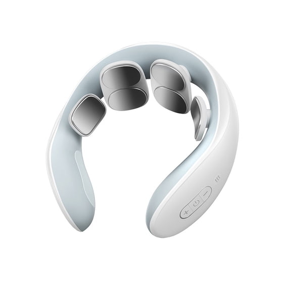 Neck Massager with 8 Modes,Dual Heat Therapy, Portable TENS Cervical Massager for Pain Relief