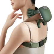 Neck Massager with Fingers, Bionic Portable Cordless Electric Shoulder Massage with Heat