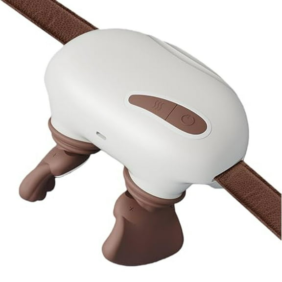 Neck Massager with Hands, Bionic Back and Shoulder Massager with Heat 4D Kneading, Portable Electric Heated Shiatsu Massager