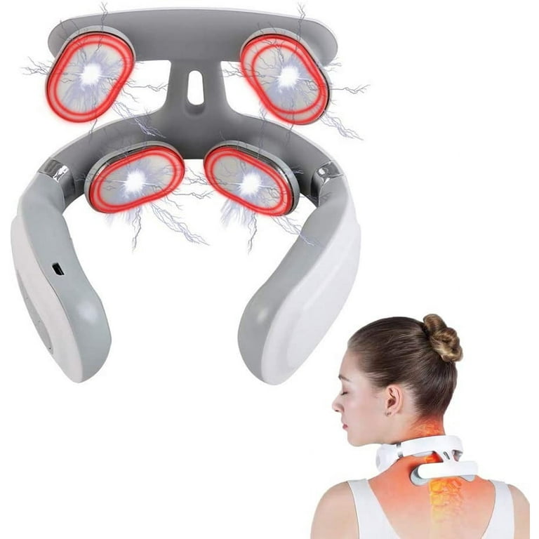 Neck Massager with Heat FreshLife Neckology Intelligent Neck Massager