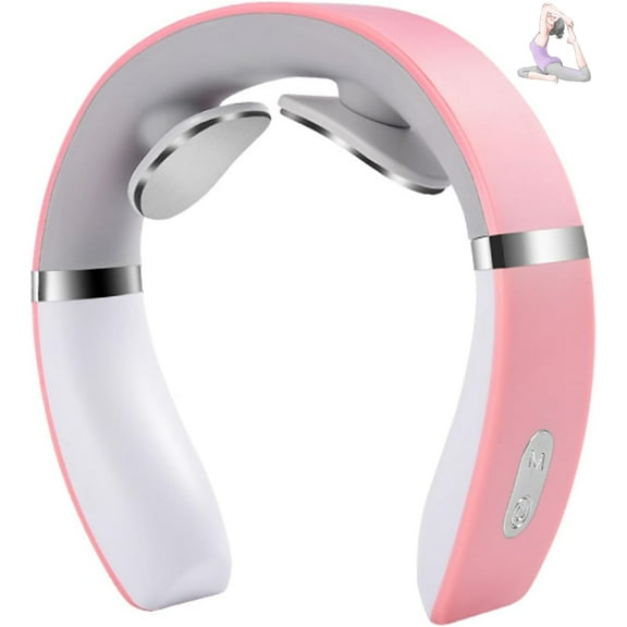 Neck Massager with Heat Therapy and Shiatsu, Relaxer 10 Modes Portable for Home/Office, Relax Soothing Therapy Travel