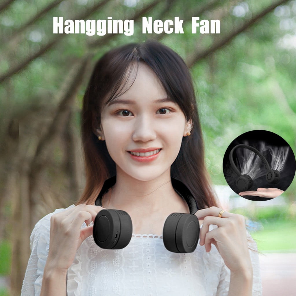 Neck Mini Misting Fan Portable USB Charging Portable Stroller Fan