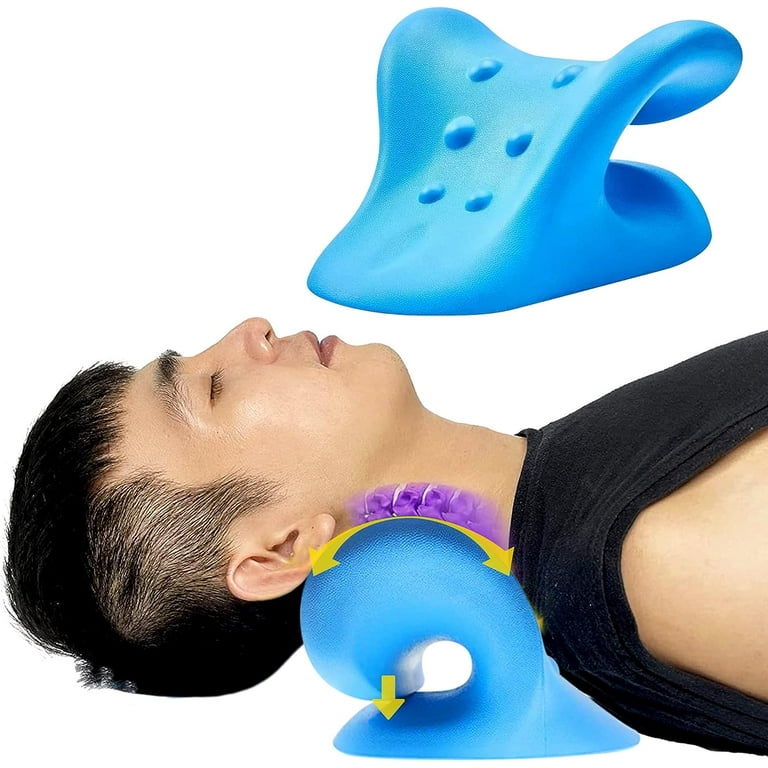 Neck Pain Relief, Neck Cloud - Cervical Traction Device, Neck Stretcher,  Pillow