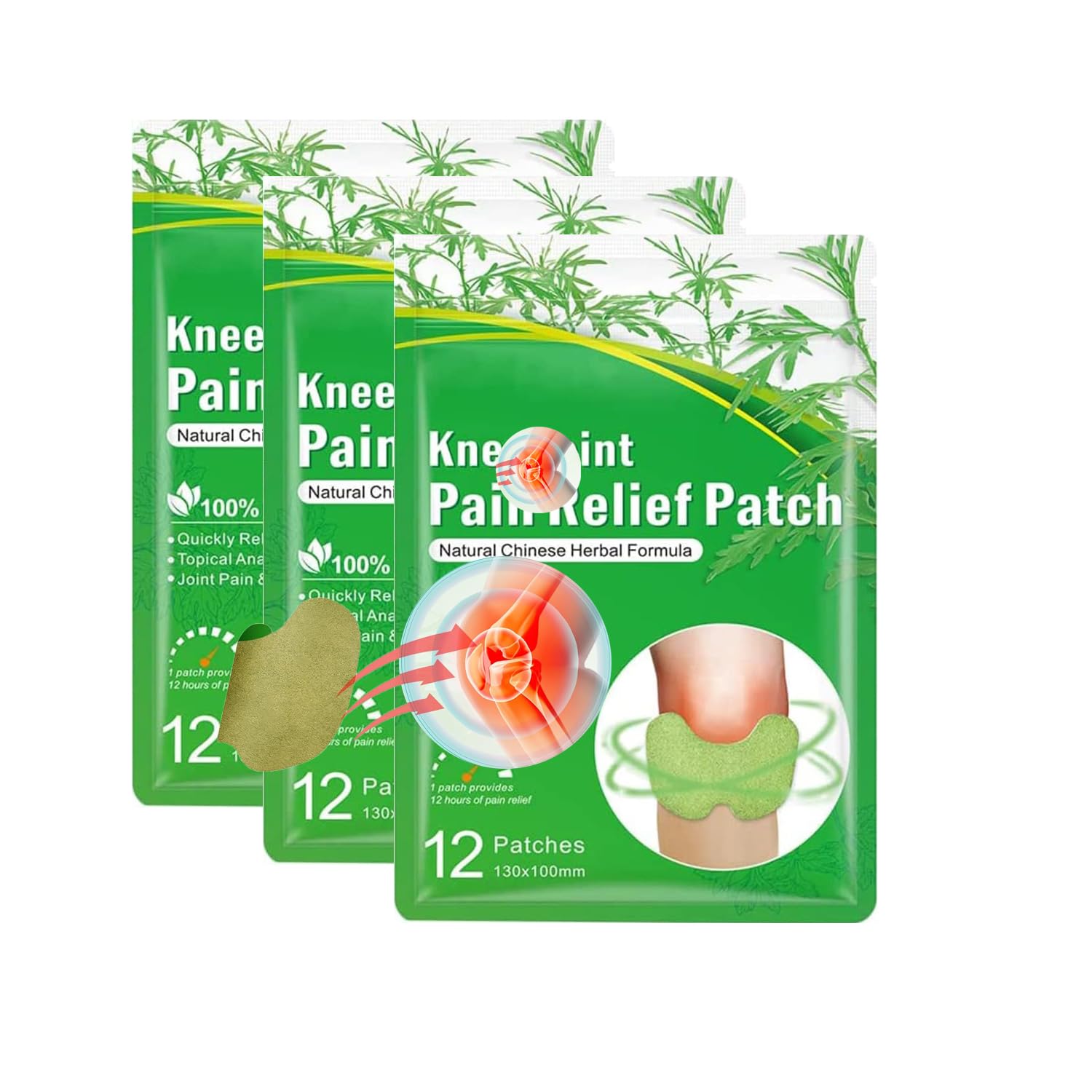 Neck Pain Relief Patches 36 Count Warming Herbal Plaster Maximum