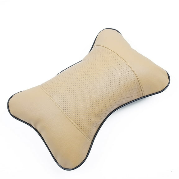 Neck Pillow Car Seat Pillow Black Cushion Pad Head Rest Memory Pu Leather Head Rest Cushion Fashion Hot Comfortable