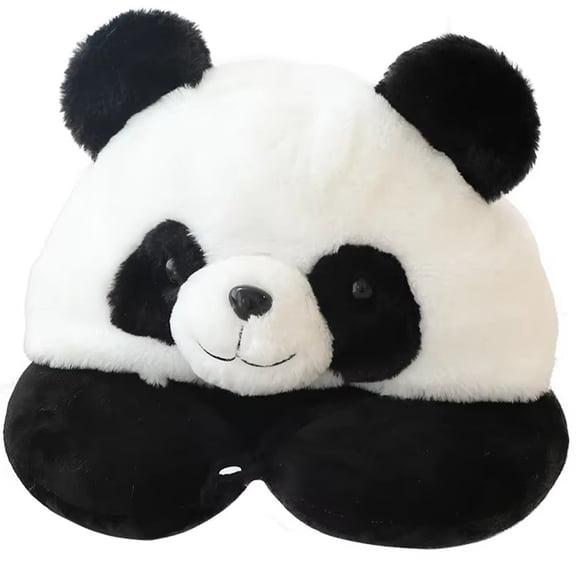 Neck Pillow, Cartoon Panda Pillow U-shaped Travel Pillow Office Napping Artifact Travel Plane Portable U-Pillow Neck Pillow Hoodie