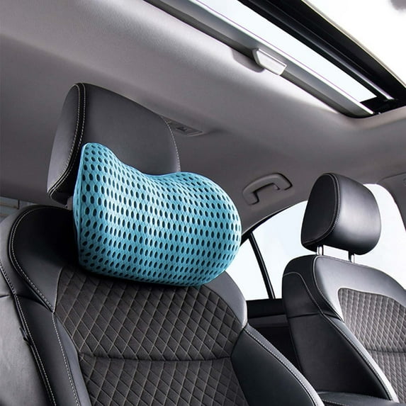 Neck Pillow Foam Car Neck Pillow Protective Lumbar Back Support Breathable Car Headrest Cushion Relieve Stress Car Seat Pillow Best Pillow