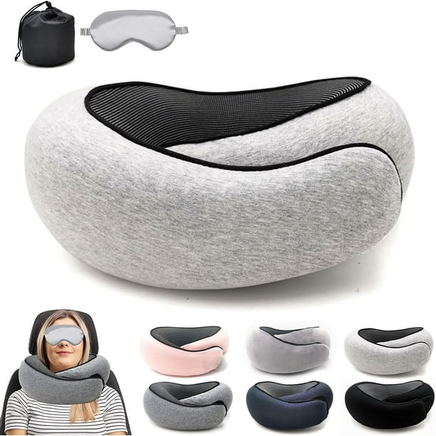 Neck Pillow Neck Pillow Travel Pillow Memory Foam Travel Pillow Stowable U Shaped Pillow For Airplanes Car Office Sleeping Upright