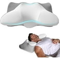 thumbnail image 1 of Neck Pillow for Sleeping, Cervical Neck Pillow, Memory Foam Pillows, Side Sleeper Pillow, Ergonomic Pillow for Neck Pain Relief, Bed Pillows, Body Pillow, Cooling Pillow, Gray, 25"Lx14"W, 3.52 Lb, 1 of 10