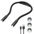 thumbnail image 1 of Neck Reading Light, AMIR LED Book Light for Reading in Bed Brightness Adjustable Rechargeable Reading Light for Reading Knitting Camping Repairing Black, 1 of 11