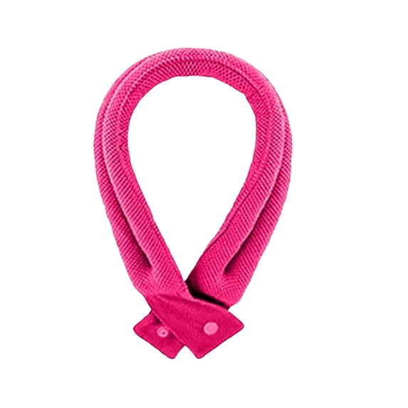 Neck Reusable Cooling Wraps Neck Cooler Ice Bandanas Scarf for Hot Weather Summer | Running Walking Riding Women Men (Hot Pink)
