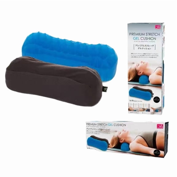 Neck Roll Pillow for Sleeping Round Neck Support Pillows with Mesh Removable Washable Cover Pillow for Pain Relief